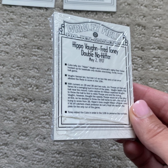 Vintage Wrigley Field Chicago Cubs game day cards - set unopened + opened cards - Picture 4 of 5